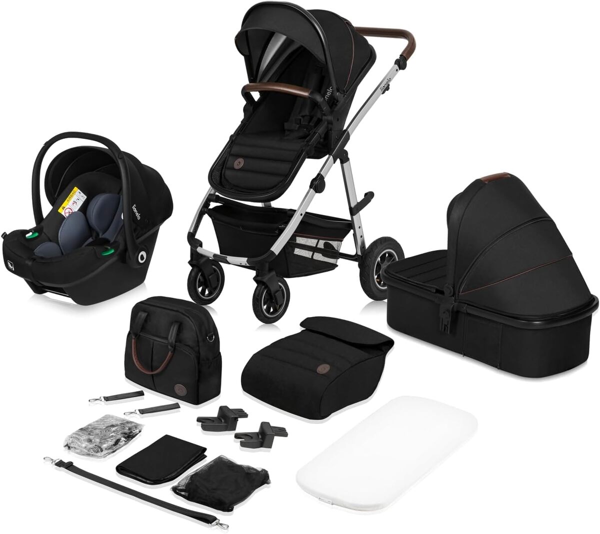 Test Lionelo Amber 3 en 1 : poussette multifonctionnelle