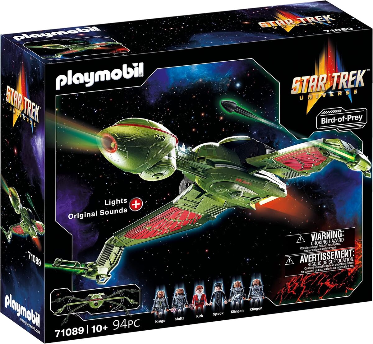 Test : playmobil 71089 klingon bird of prey, vaisseau star trek