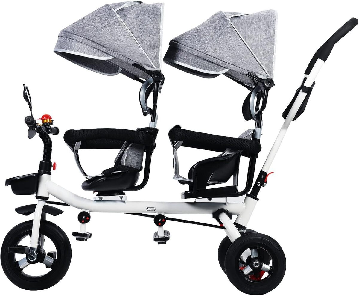 Test : tricycle tandem anti-retournement pour enfants