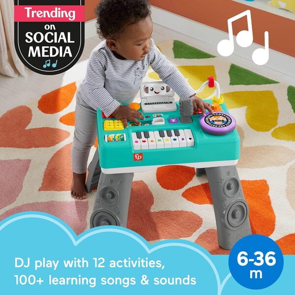 Fisher-Price Laugh & Learn Table DJ Mix & Learn