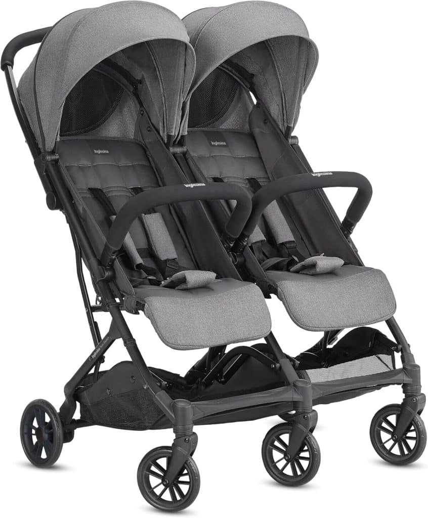 Test de la poussette double Inglesina Twin Sketch - grey