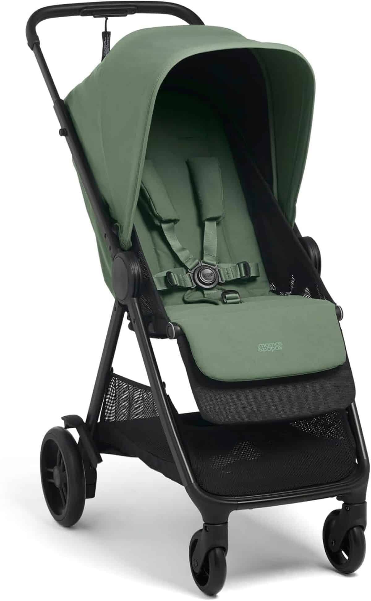Test de la poussette légère Mamas & Papas Libro vert baie
