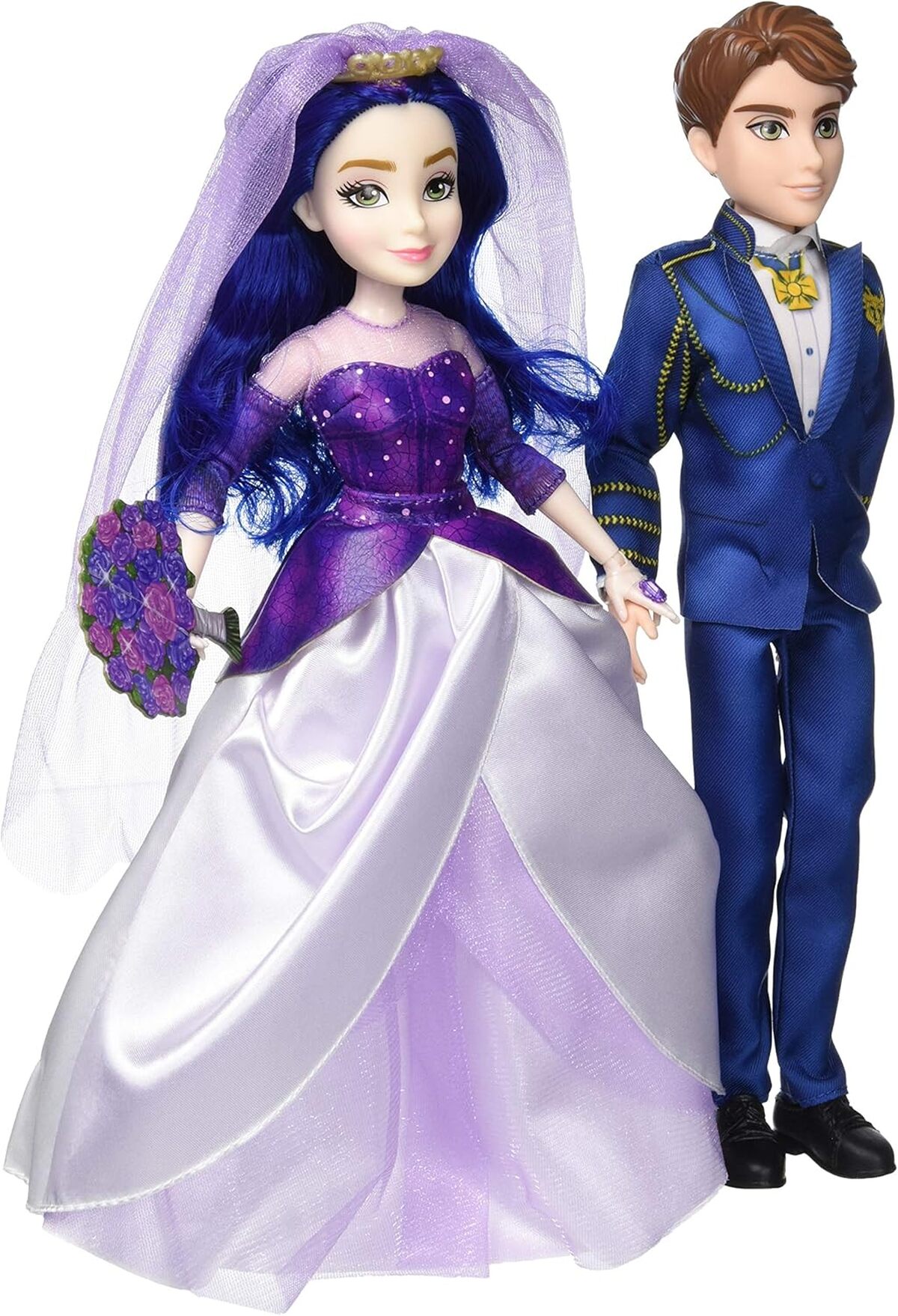 Test des poupées Disney Descendants The Royal Wedding Mal et Ben
