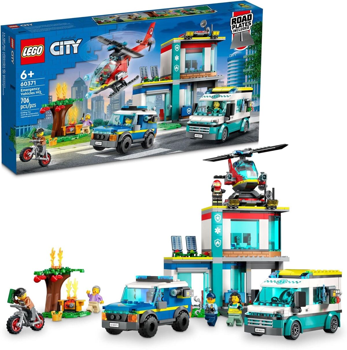 Test : lEGO City 60371, quartier général des véhicules d'urgence pour enfants
