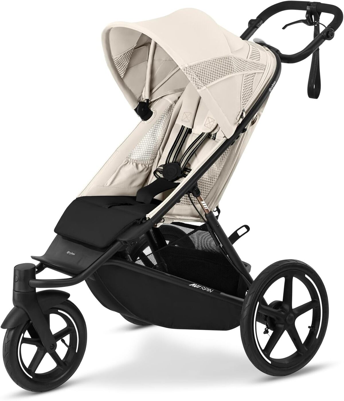 Test poussette Cybex Avi Spin : polyvalence tout-terrain et ville