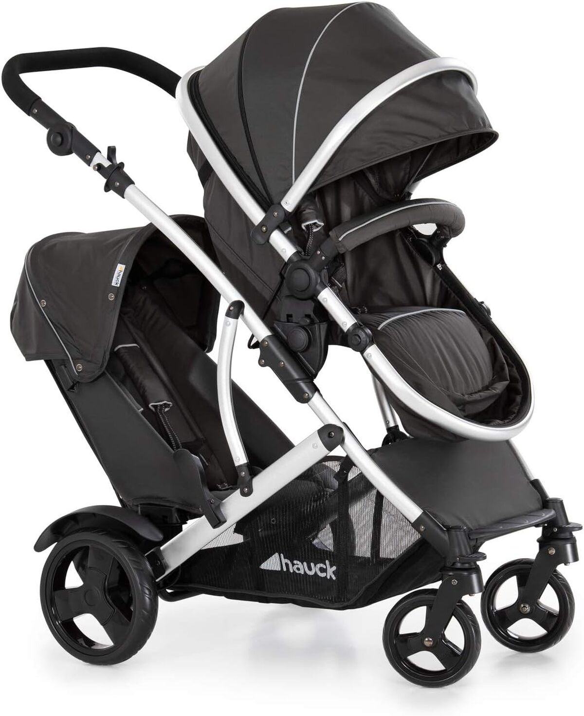 Test : poussette double hauck Duett 2 convertible et pliable