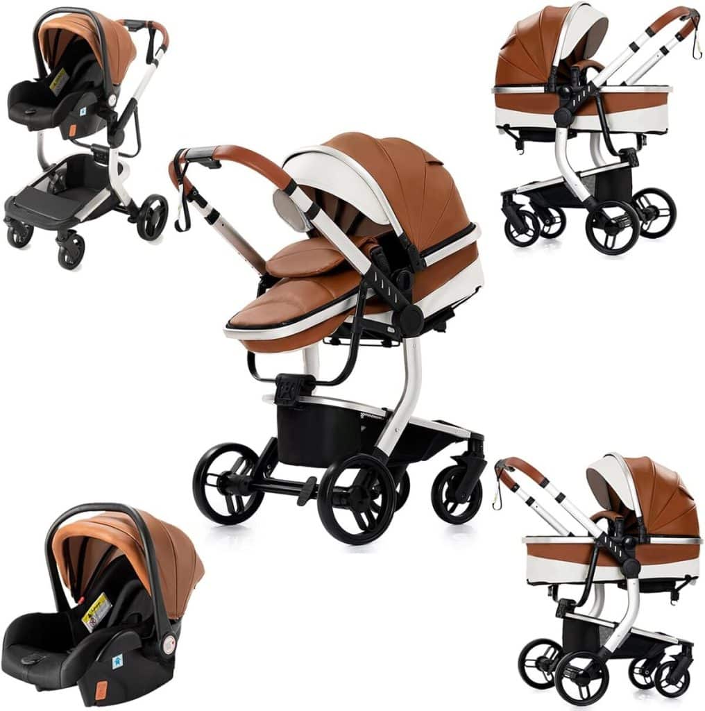 Test poussette Prokoke Cuir PU 3 en 1