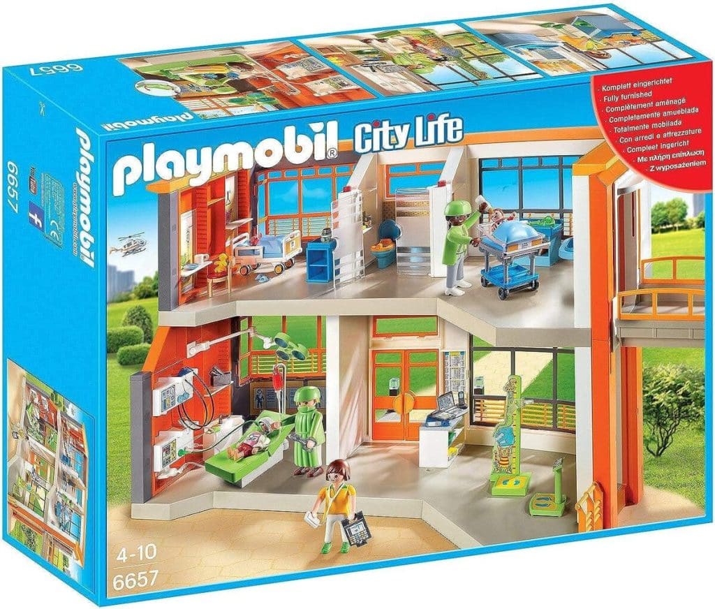 Test de l'hôpital pédiatrique aménagé Playmobil 6657