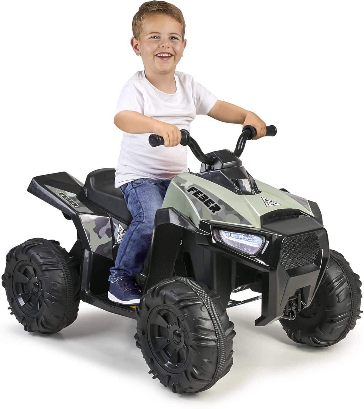 Test du quad Boxer 12V Feber : performance électrique en vert