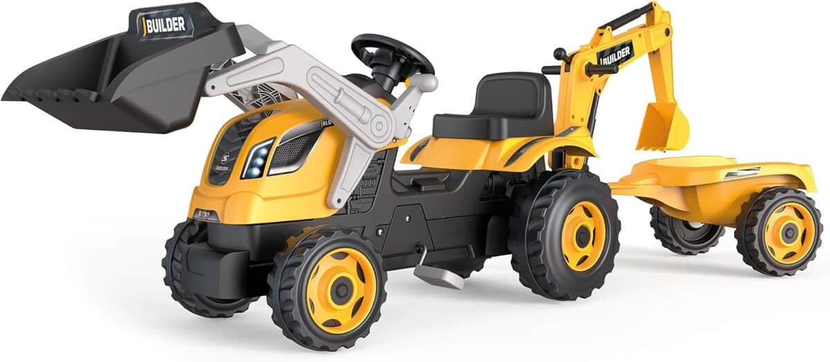 Test : tracteur Smoby Builder Max pour enfants