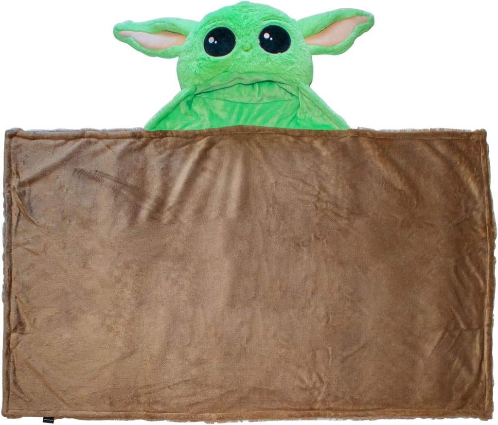Test couverture à capuche Baby Yoda Star Wars 2 en 1
