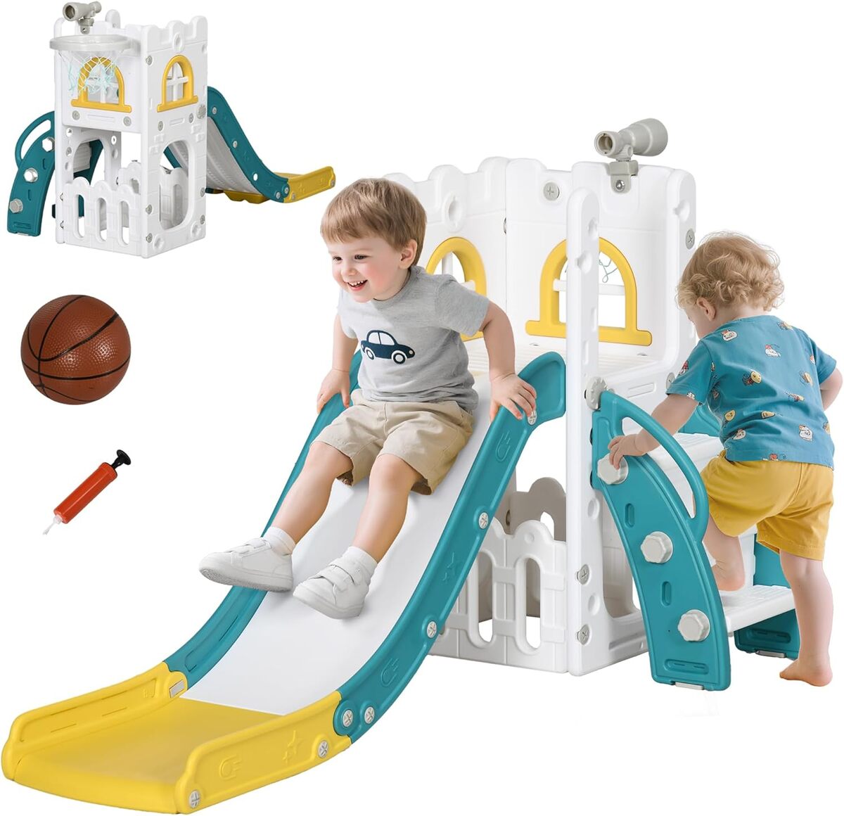 Test du toboggan 4 en 1 AIYAPLAY pour enfants