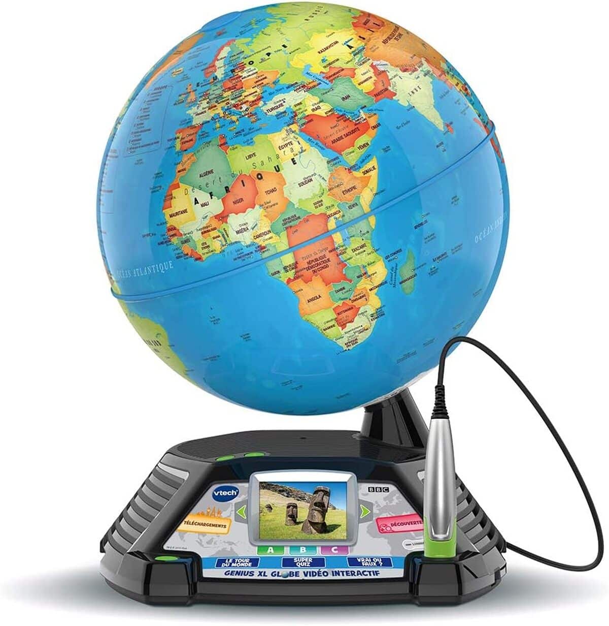 Test du VTech Genius XL Globe : vidéo interactive et apprentissage ludique
