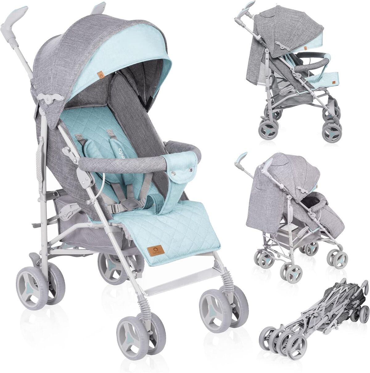 Test : poussette canne Lionelo Irma Menthe, légère et compacte