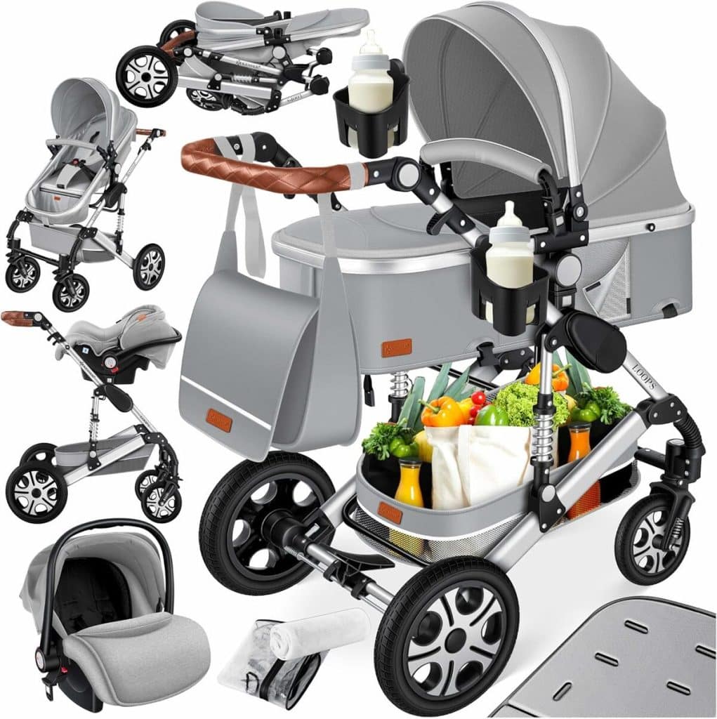 Test de la poussette KESSER Loops 3 en 1 : polyvalence et confort au rendez-vous