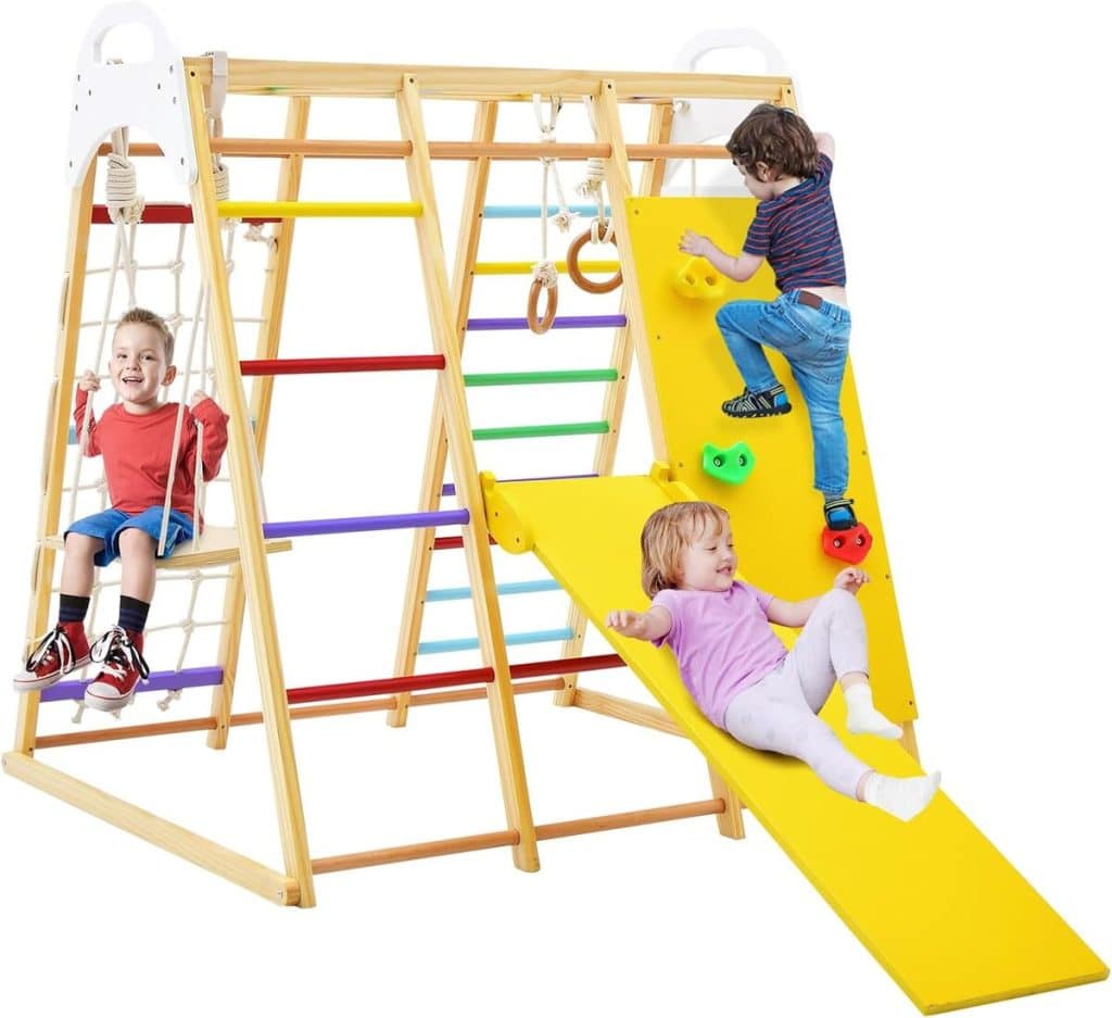 Test du set d'escalade LIFEZEAL 8 en 1 : aire de jeux intérieur complète pour enfants