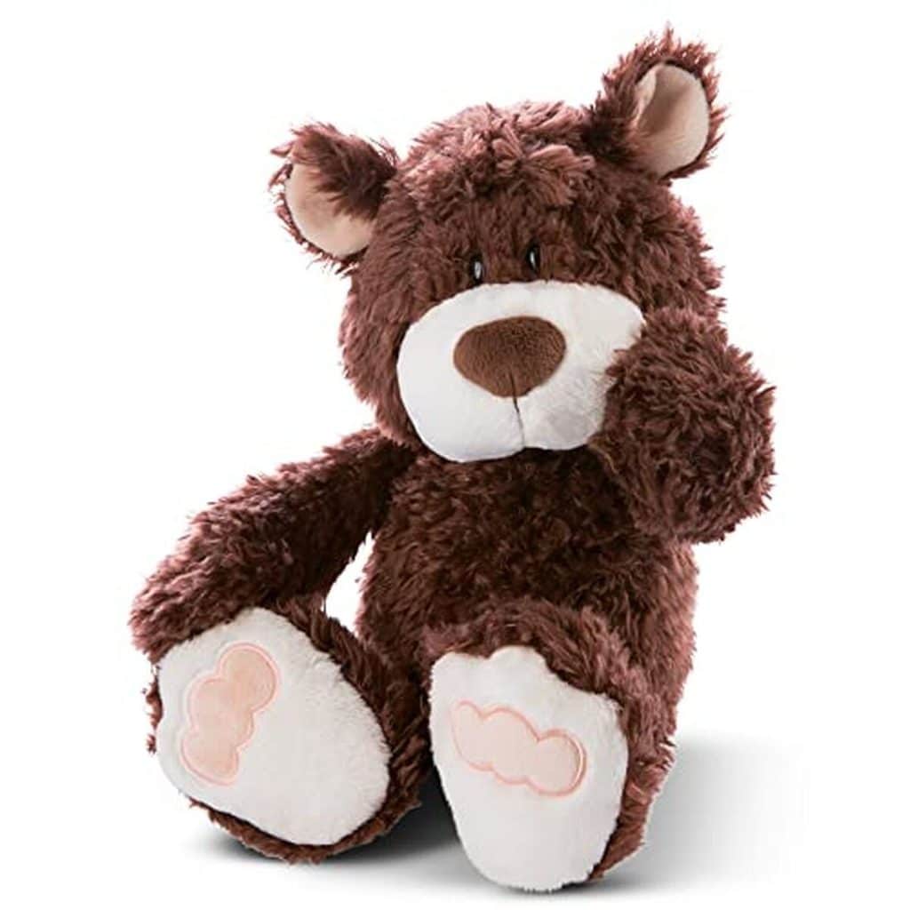 Avis : peluche NICI ours brun cacao 70 cm pour câlins et jeux