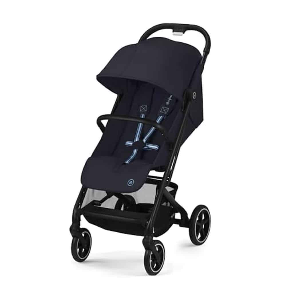 Test de la poussette Cybex Beezy bleu marine