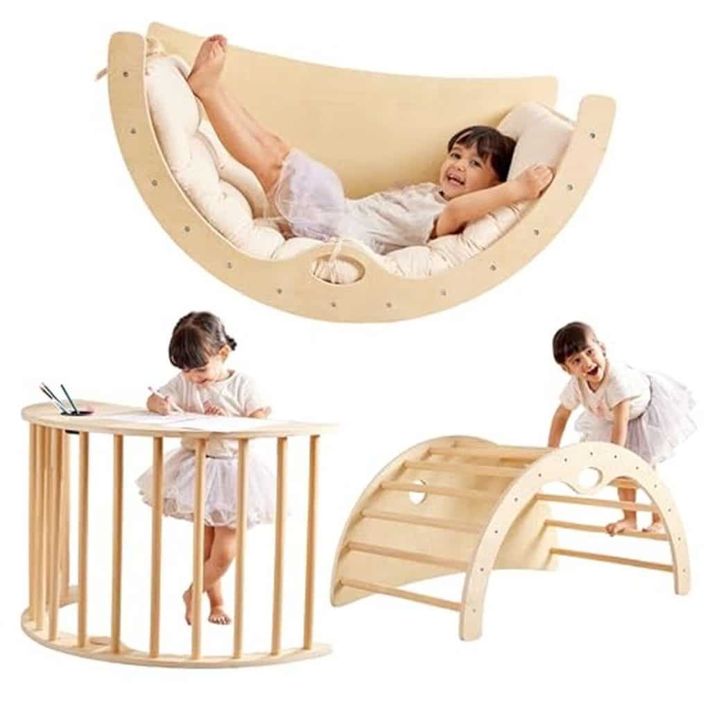 Test de l'arche Montessori : motricité et autonomie pour bébés