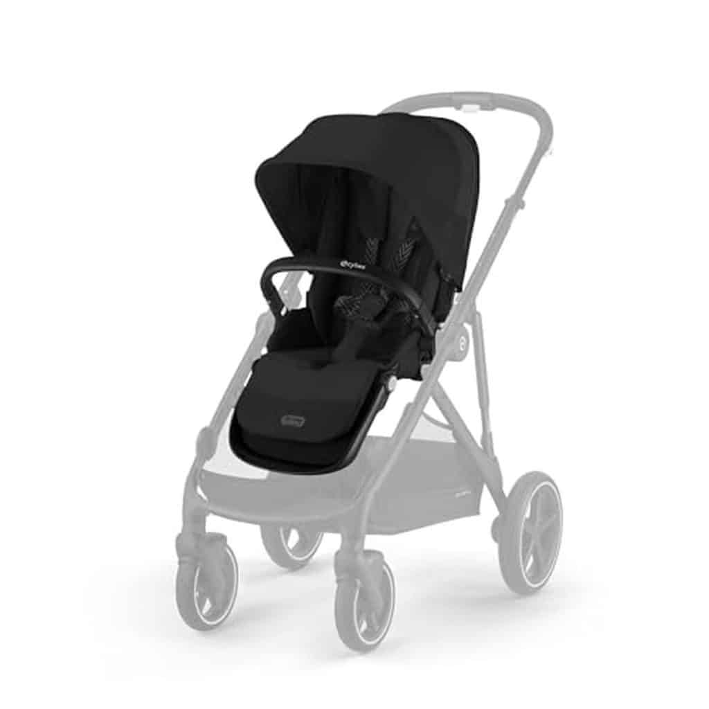 Test du siège Cybex Gold pour poussette Gazelle S noir lune