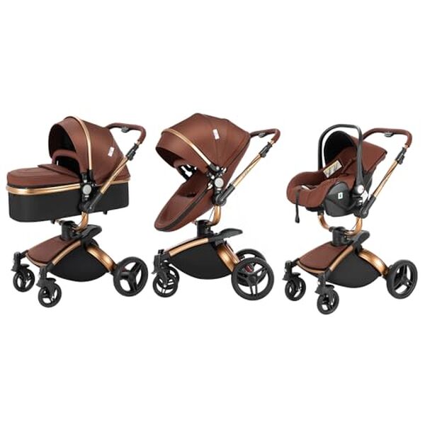 Découvrez notre revue détaillée de la poussette combinée 906 Brown 3 en 1 : citadine, canne et landau. Guide d'achat, avis et conseils pratiques pour les parents modernes.