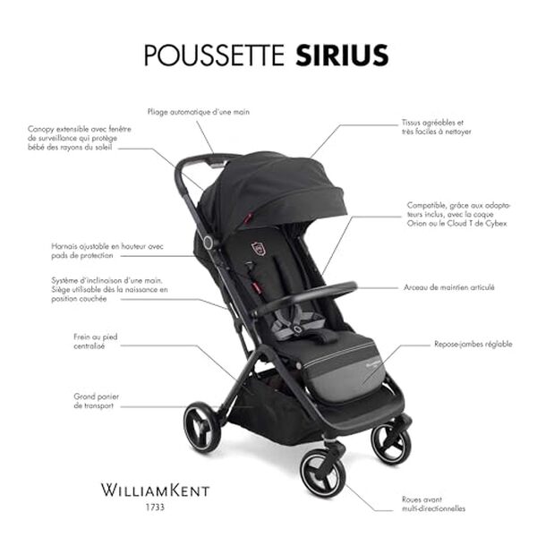 Découvrez notre test complet de la poussette Sirius de William Kent 1733 : idéale en ville, pliable et ultra-pratique pour les parents urbains.