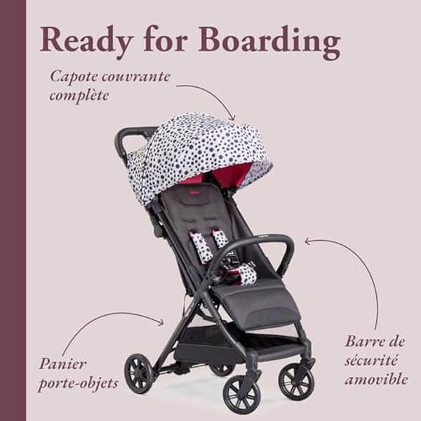 Découvrez la poussette légère Inglesina Quid² : idéale pour les voyages en avion grâce à sa compacité et sa maniabilité exceptionnelle. Parfaite pour les familles en déplacement.