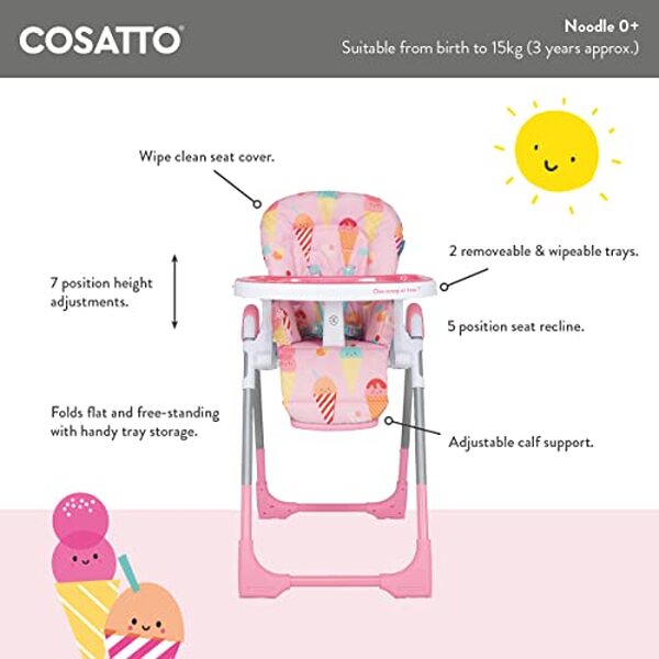 Découvrez le test complet de la chaise haute compacte COSATTO Noodle 0+ : une solution pratique pour vos repas avec bébé, alliant confort et sécurité.