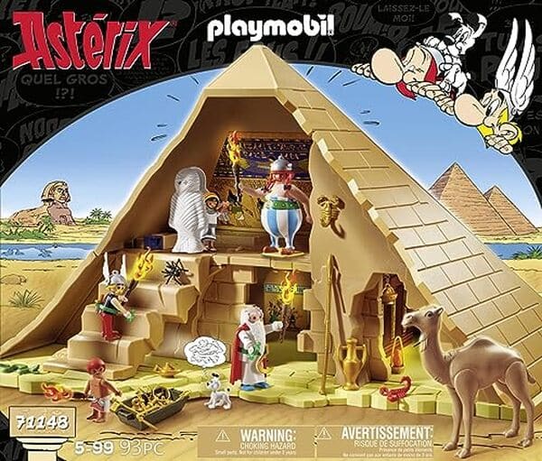 Découvrez notre analyse détaillée du playmobil Astérix 71148, la pyramide du pharaon : un jeu d'aventure captivant pour les passionnés d'histoire et de culture égyptienne.
