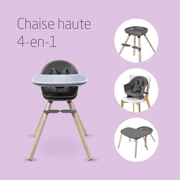 Découvrez notre avis détaillé sur la chaise haute évolutive Maxi-Cosi Moa 4-en-1 : un investissement judicieux alliant confort, sécurité et polyvalence pour votre bébé.