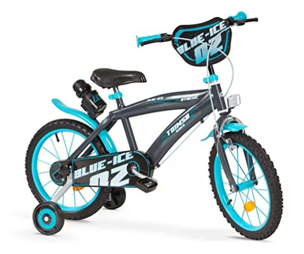 Essai vélo Toimsa 16 pouces Blue Ice multicolore pour enfants 5-8 ans