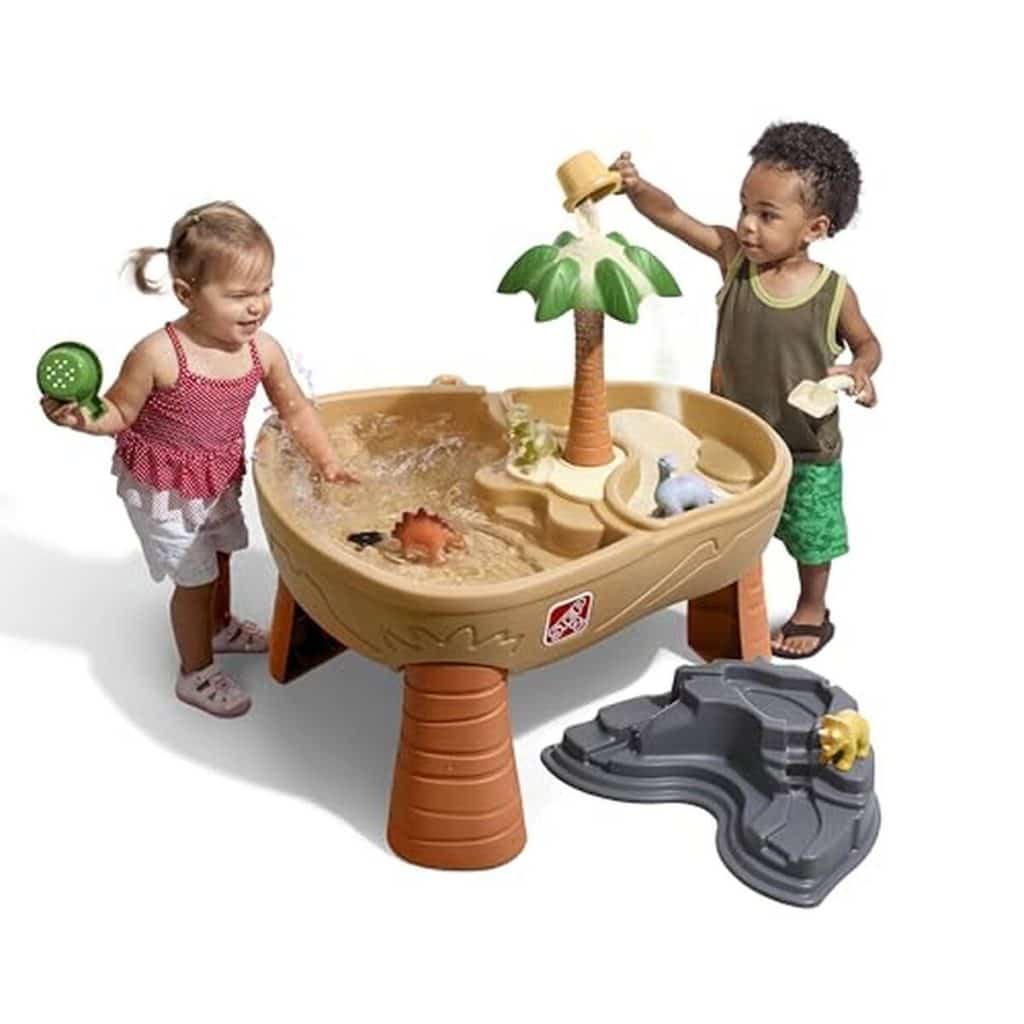 Test Step2 Dino Dig Table : sable, eau et accessoires pour enfants