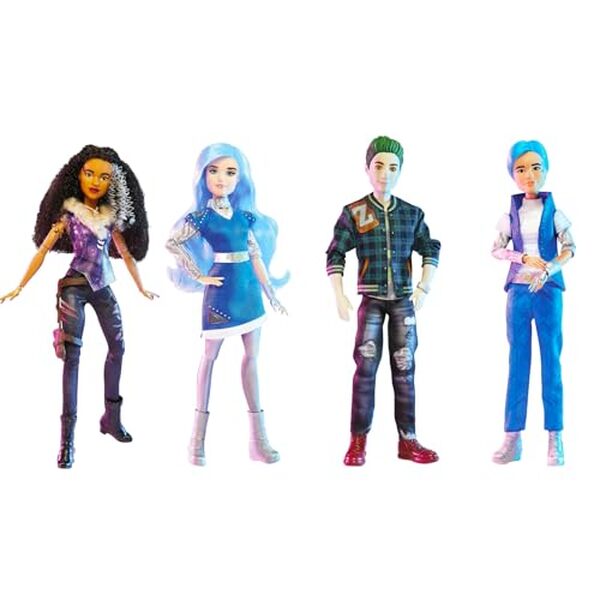 Découvrez notre avis complet sur l'ensemble de poupées Disney zombies 3 incluant zed, addison, a-spen et Willa, accompagnées d'autocollants exclusifs pour enrichir votre collection.
