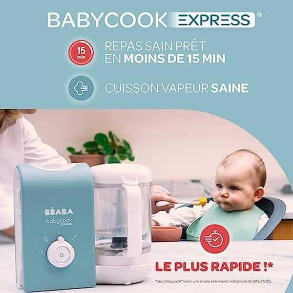 Découvrez notre avis complet sur le Babycook Express de Béaba : un robot multifonction pour cuisiner, mixer, décongeler et réchauffer les repas de votre bébé en quelques minutes. 