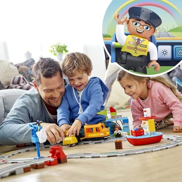Découvrez notre test complet du train de marchandises LEGO Duplo 10875 : un jouet éducatif idéal pour développer la créativité et les compétences des enfants dès 2 ans. 