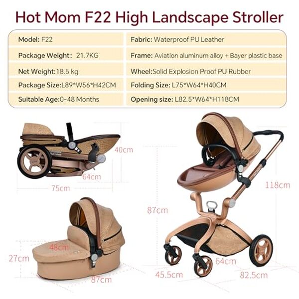 Découvrez notre test détaillé de la poussette Hot Mom F22 avec attache poussette et baignoire intégrée : caractéristiques, avantages et avis complets pour bien choisir. 