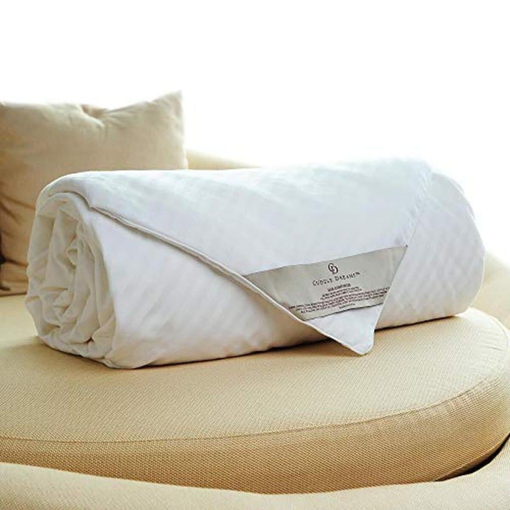 Avis : doudou en soie blanc 60 x 50 pouces KIDS, idéal toutes saisons