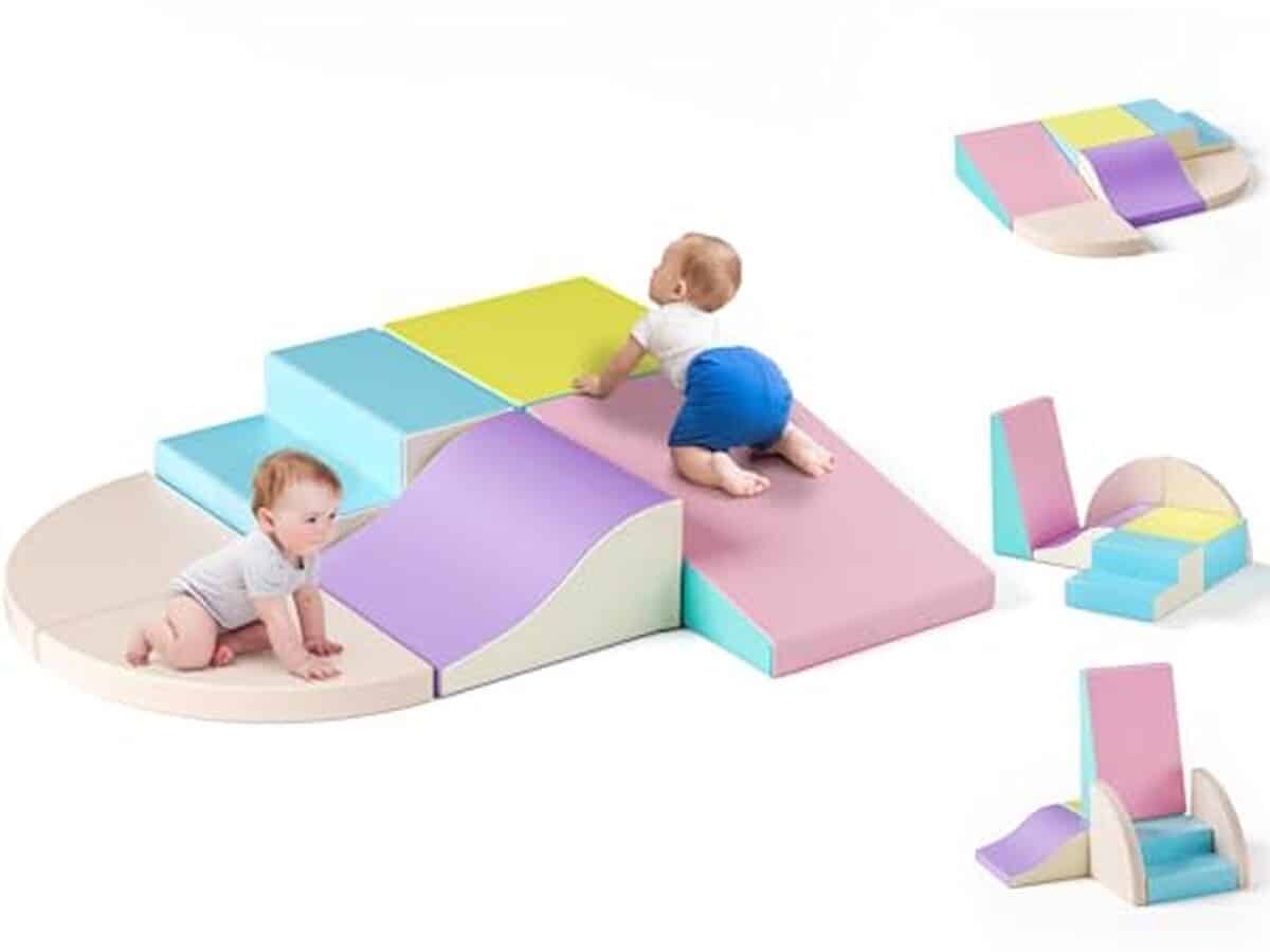 Test du Lischwert JM301-Macaron : blocs de mousse multicolores pour tout-petits