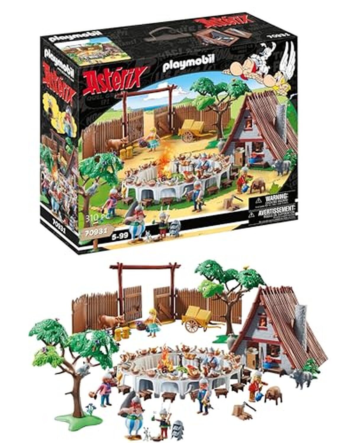 Test du Playmobil 70931 : le banquet du village d'Astérix