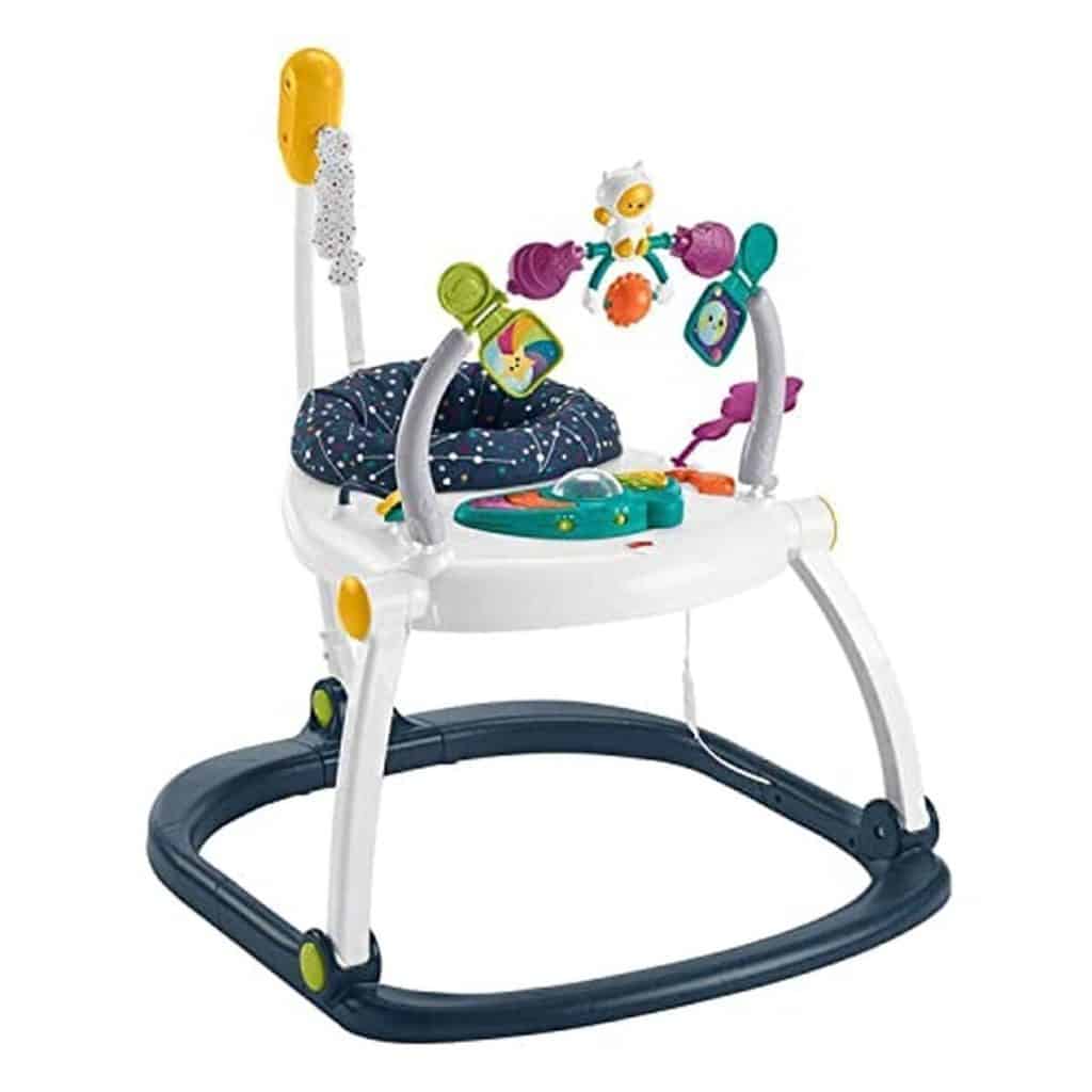 Test du trotteur Fisher-Price jumpero compact GPT46 : lumières et musique pour bébé