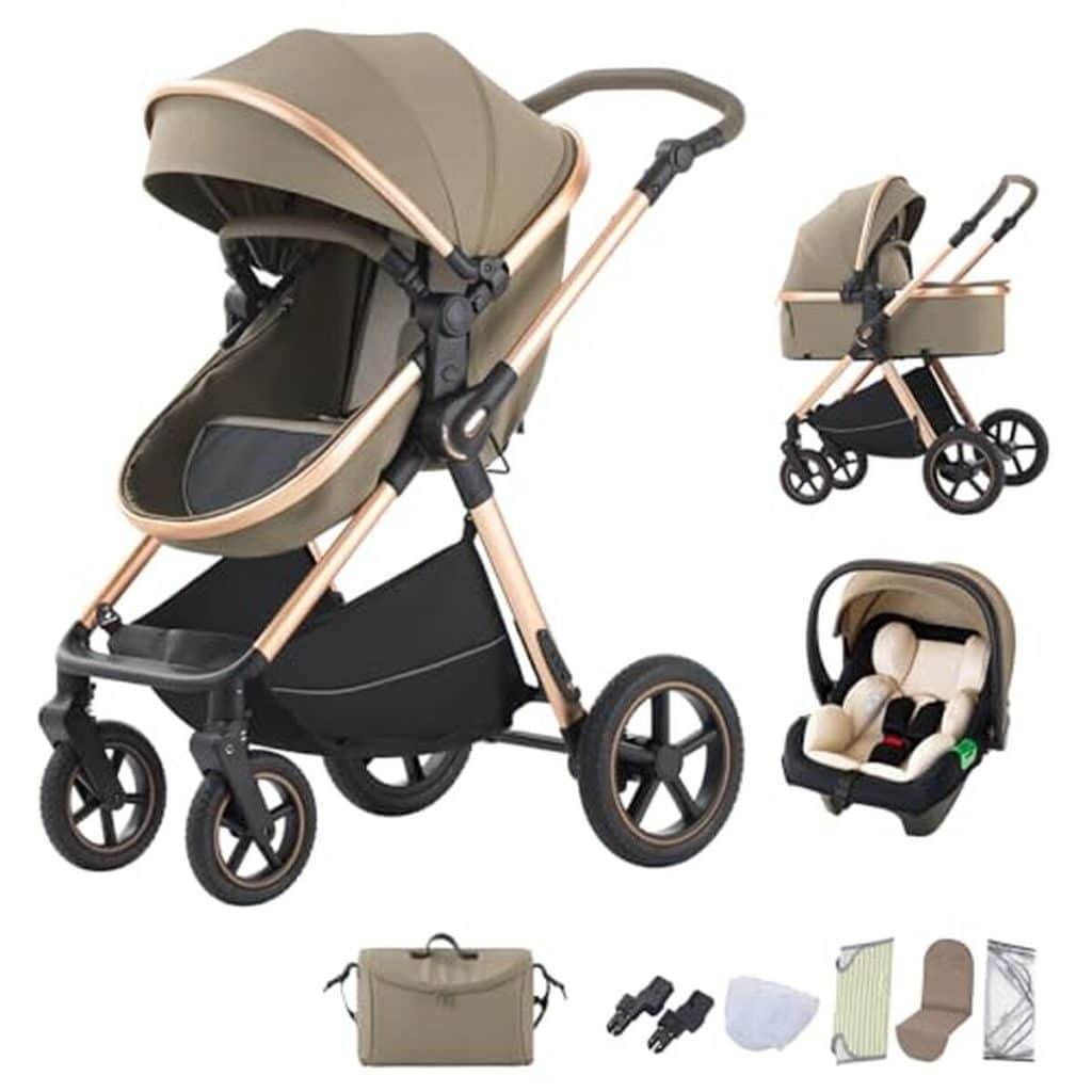 Test : poussette bebby d2-light brown, 3 en 1 pratique et pliable