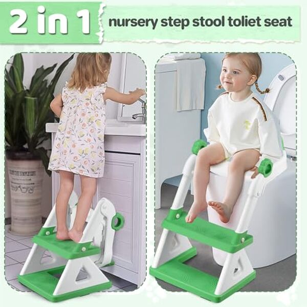 Découvrez notre test complet du siège de toilette 2 en 1 Triangle Inferieur vert avec marchepied ajustable. Propreté garantie et fonctionnalités innovantes pour toute la famille.