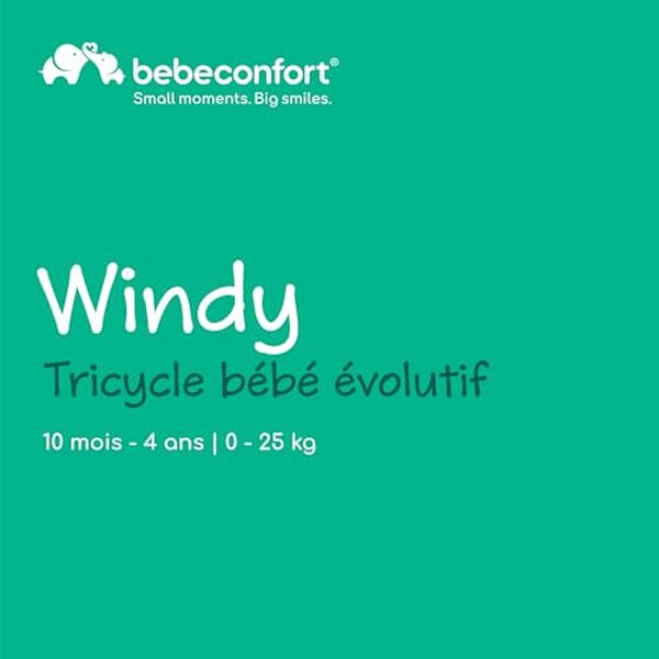 Découvrez notre test complet du tricycle évolutif Bebeconfort windy tinted grey : qualité, sécurité et évolutivité pour accompagner votre enfant. 