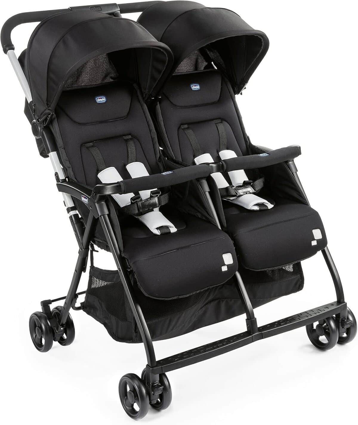 Test de la poussette double Chicco OHlalà : compacte et légère