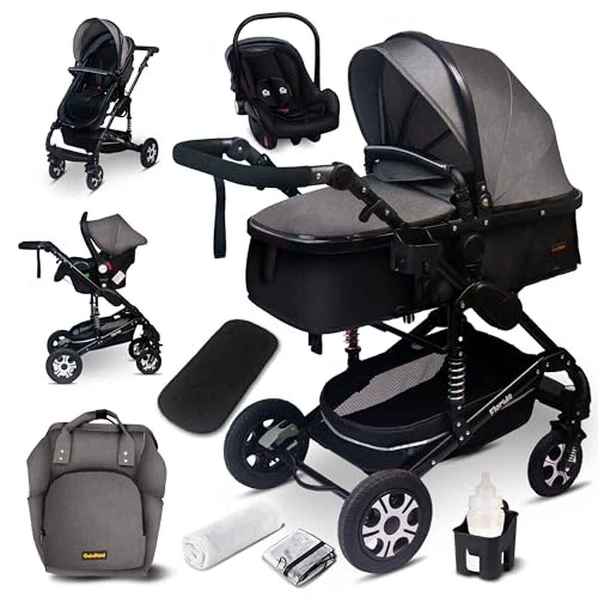 Test de la poussette GaGaDumi Florida 3 en 1 : tout-en-un pratique et stylé