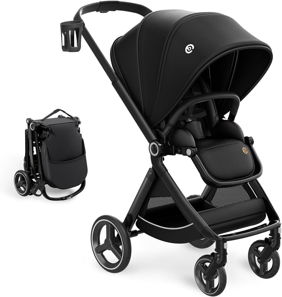 Test de la poussette pliable eLittle Emu réversible : face parents, 25 kg