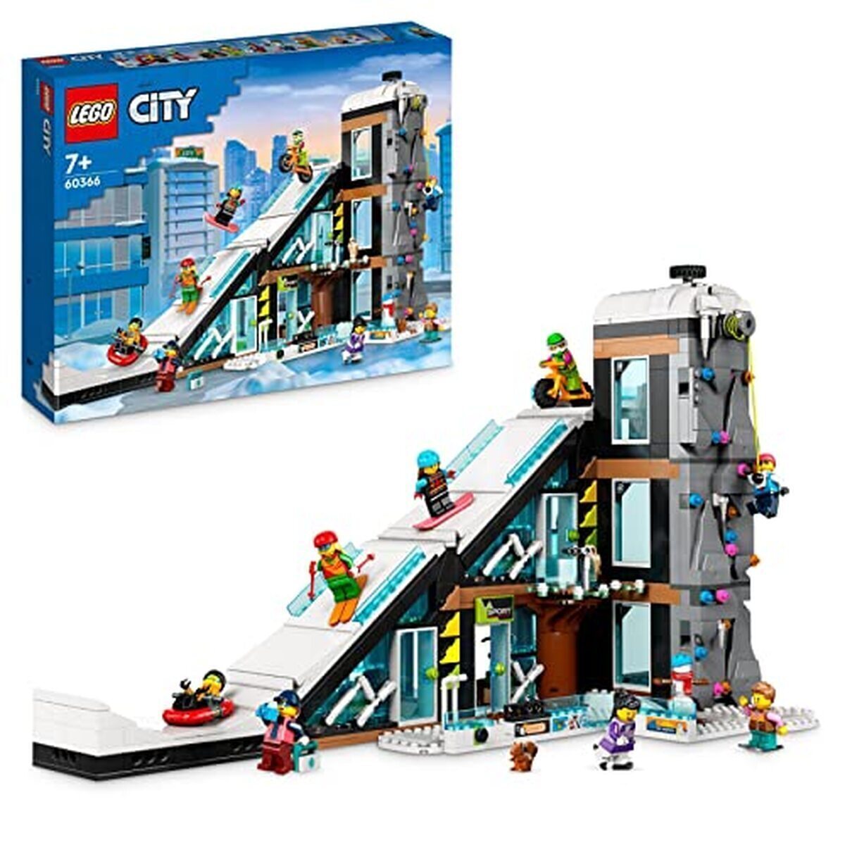Test du complexe de ski et d'escalade LEGO City 60366