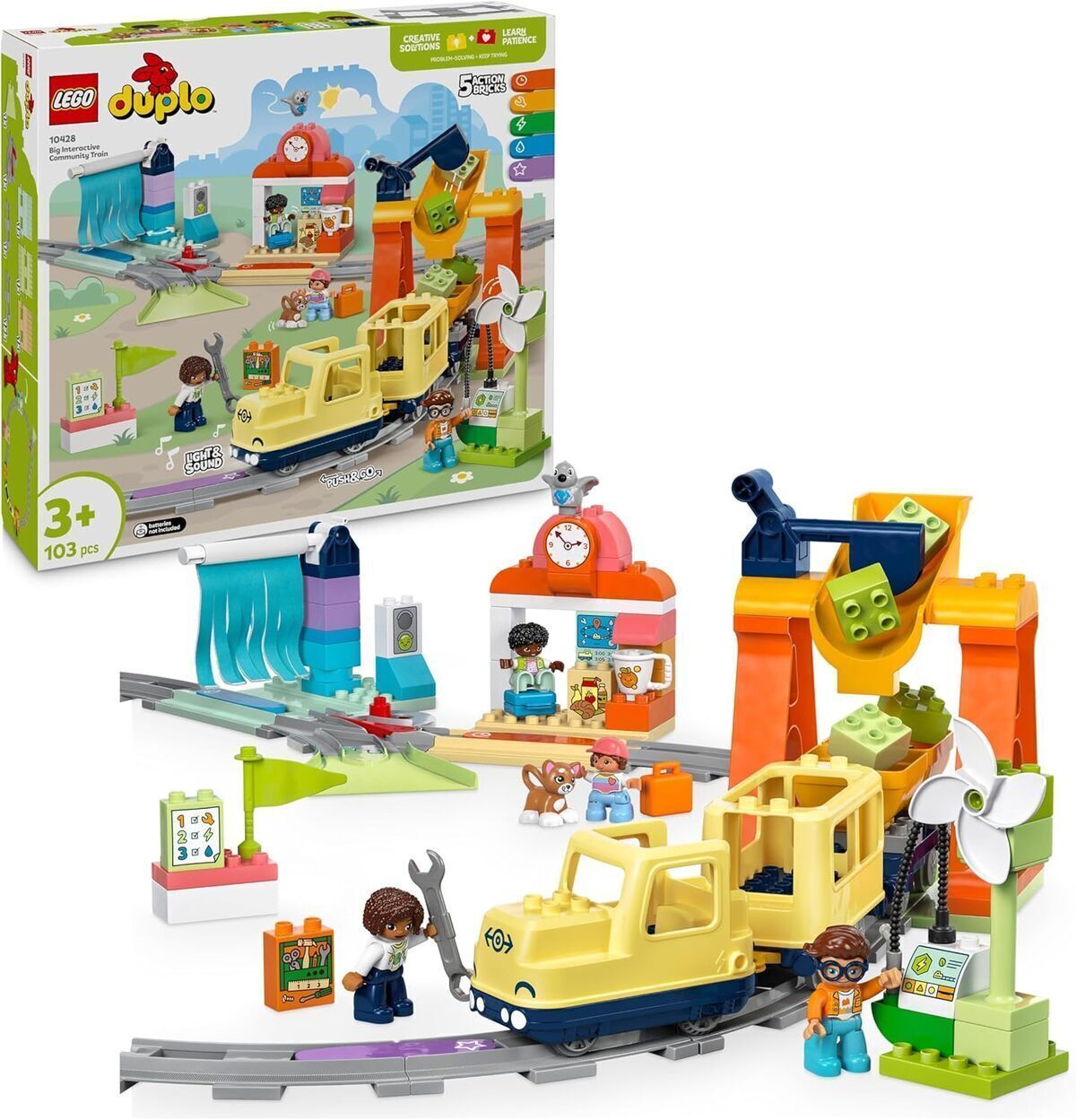 Test du LEGO Duplo le Grand train communautaire interactif 10428 : un jouet éducatif dès 3 ans