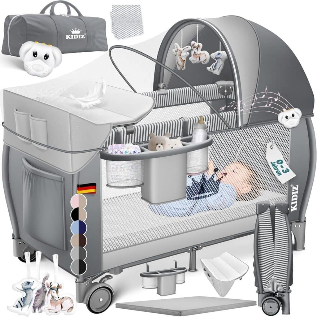 Test du lit de voyage 3 en 1 KIDIZ® pour bébé