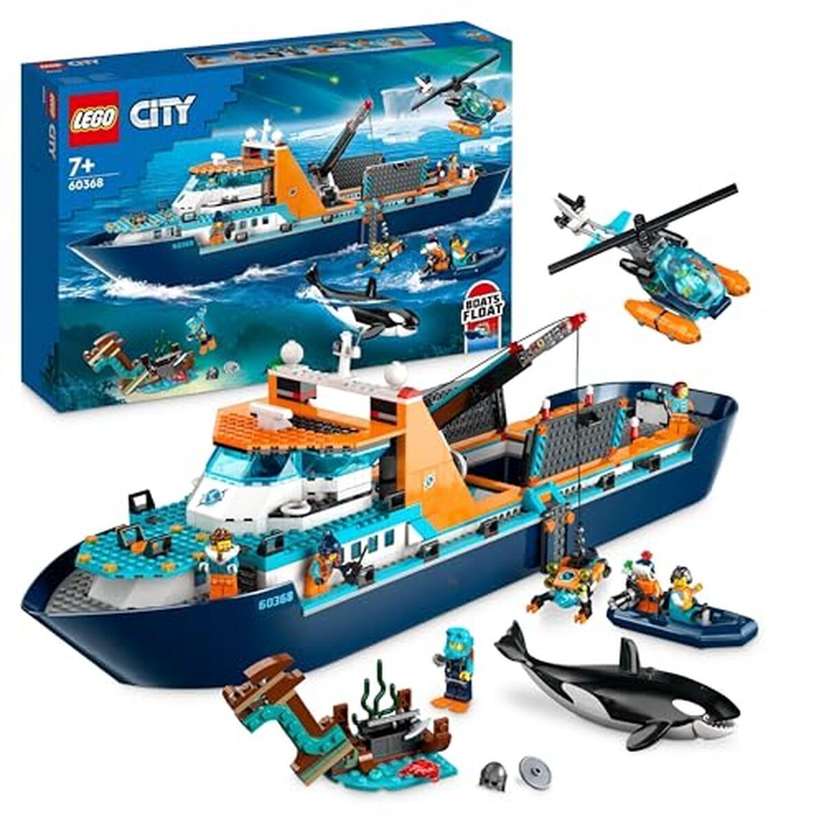 Test du navire d'exploration arctique LEGO City 60368